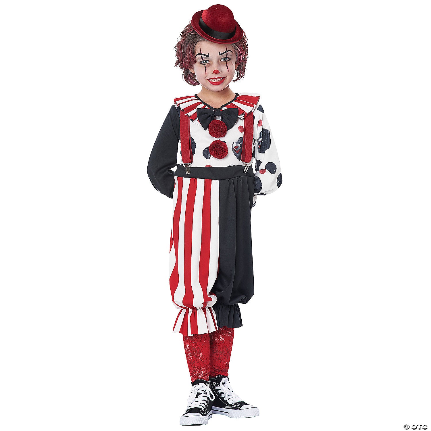 Child Kreepy Klown Costume Small 4-6