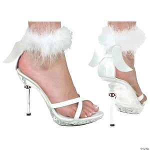 white high heel sexy angel shoes   small~ha50wtsm