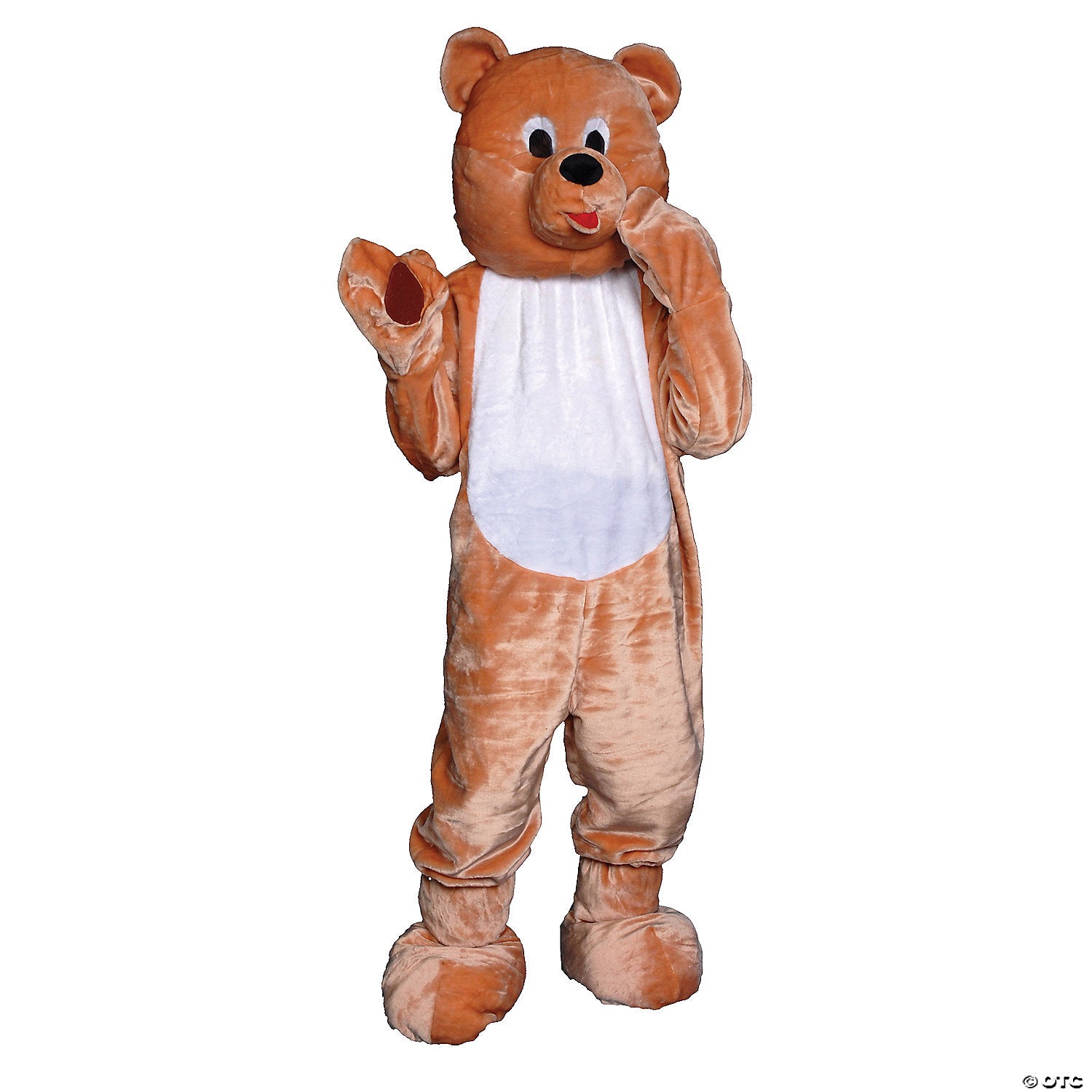 adults brown bear mascot~up359