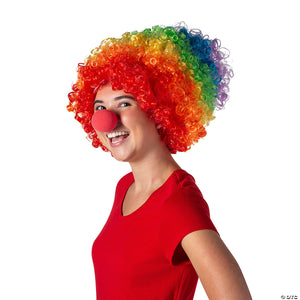 adults multicolor rainbow mega clown wig~fw92340