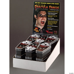 dracula fangs display   12 pairs~fhd01md