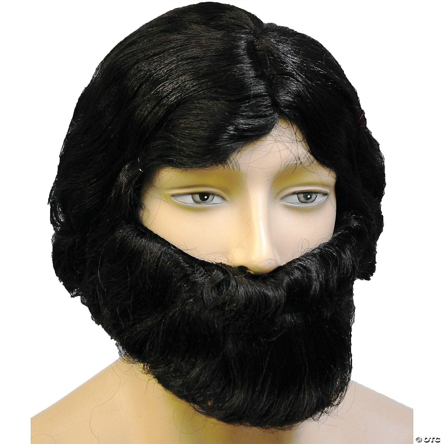 men s special bargain biblical wig set   brown~lw157bn