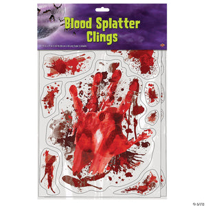 blood splatter window clings~bg01049