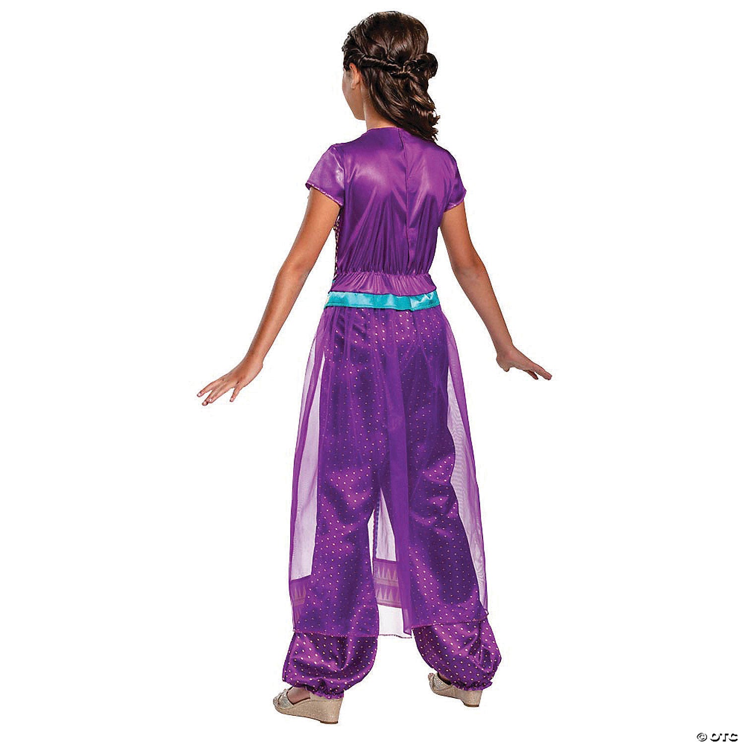 girl s classic aladdin& 8482  live action purple jasmine costume   extra small~dg22583l-a01