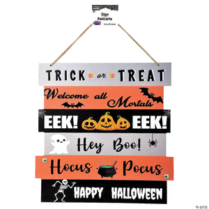 2  wooden hocus pocus sign halloween d& 233 cor~fw95233h