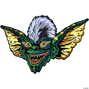 4  gremlins& 8482  evil stripe monster face full color enamel pin~masfwb105