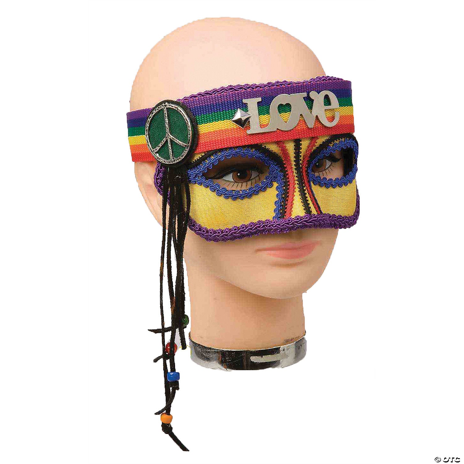 hippie rainbow eyemask~fm64687