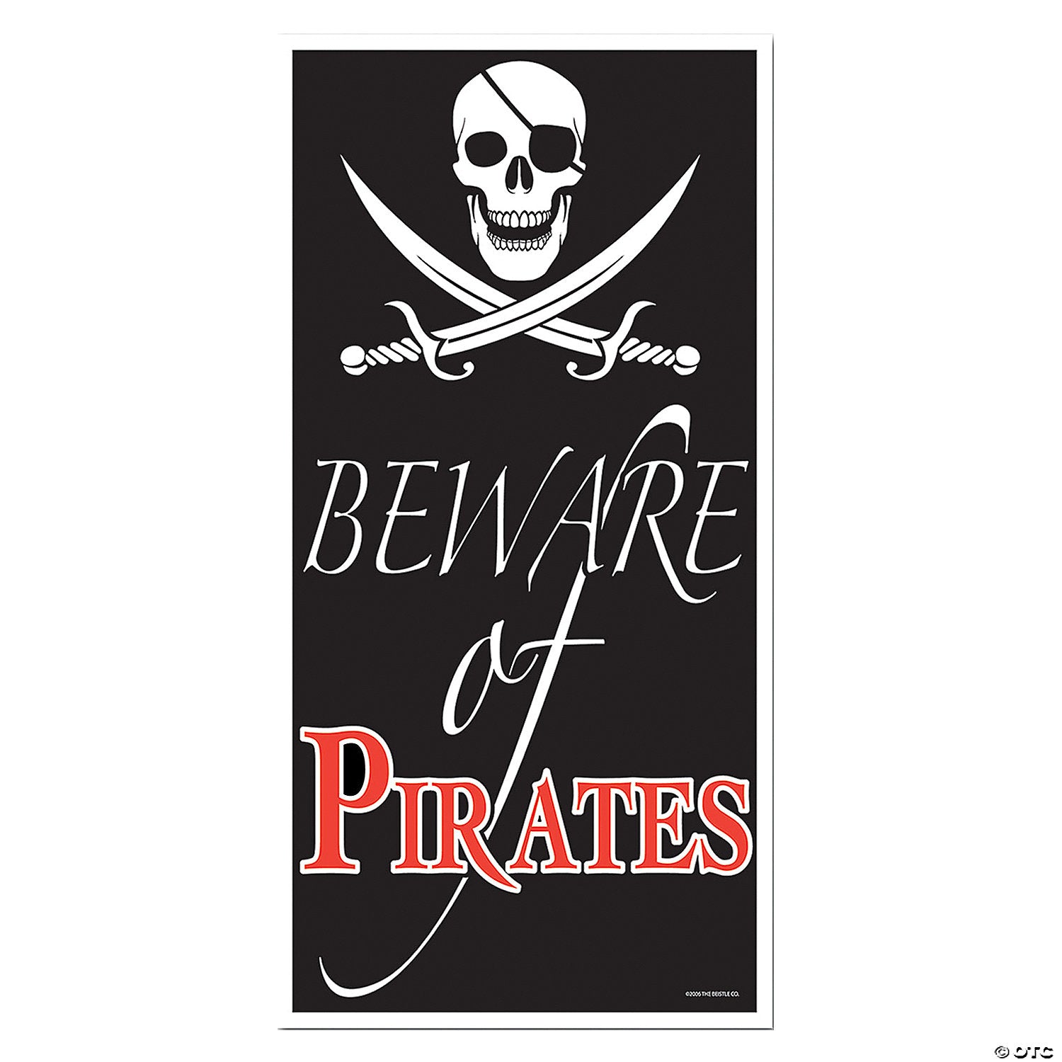 beware of pirates door cover~bg50008