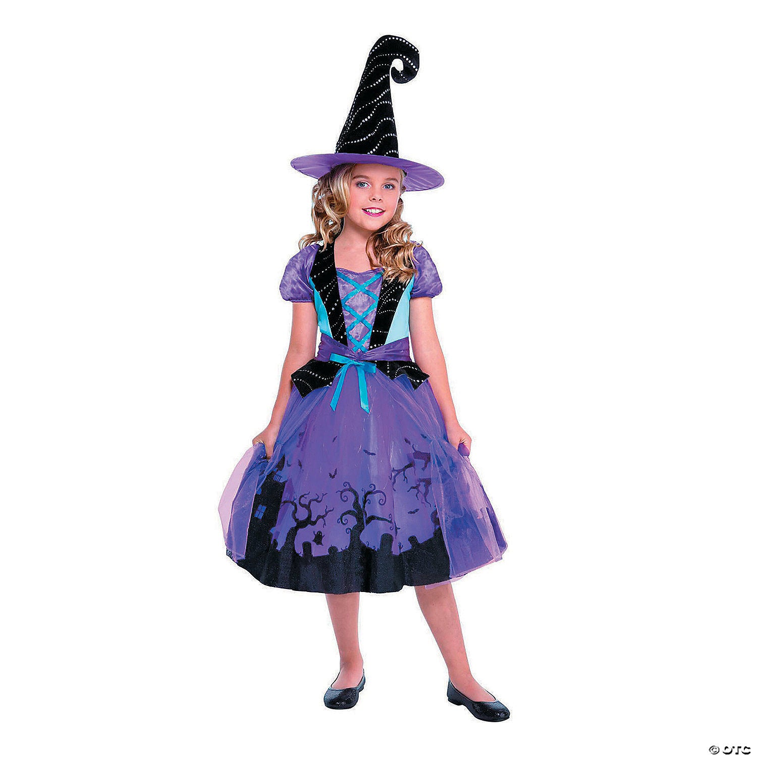 girl s cauldron cutie witch costume   medium~lf21923md