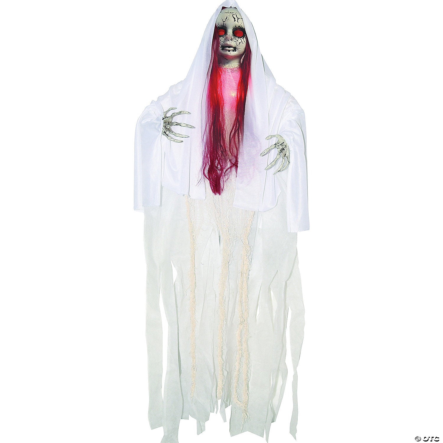 39  hanging lightup ghost doll decoration~ss76030