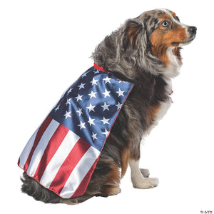 usa flag cape dog costume   large~gc5014lg