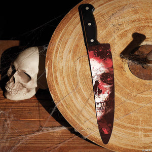 chef knife 15 inch skull graphic blade~fw90964cs