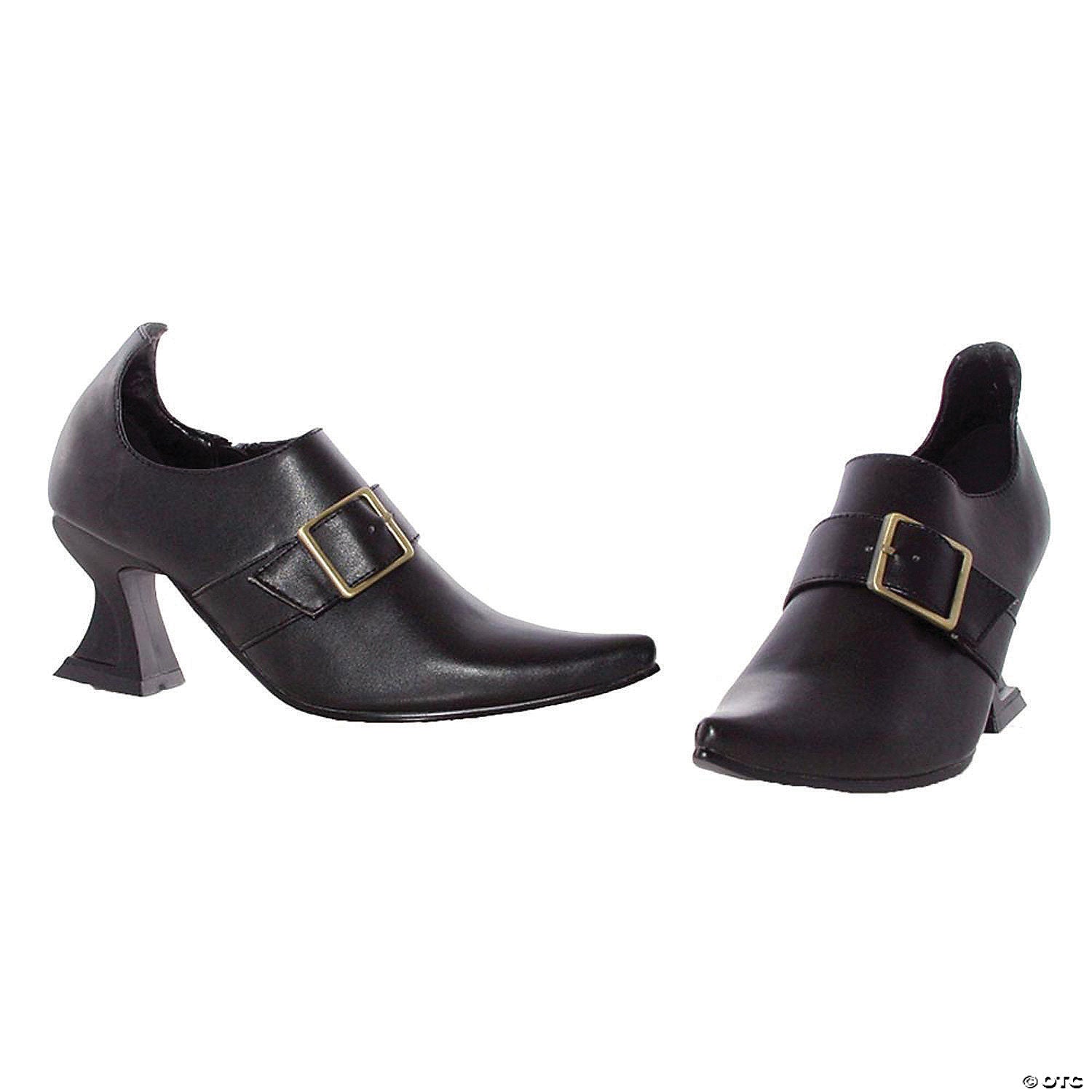 women s witch shoes with buckle   small~ha57bksm