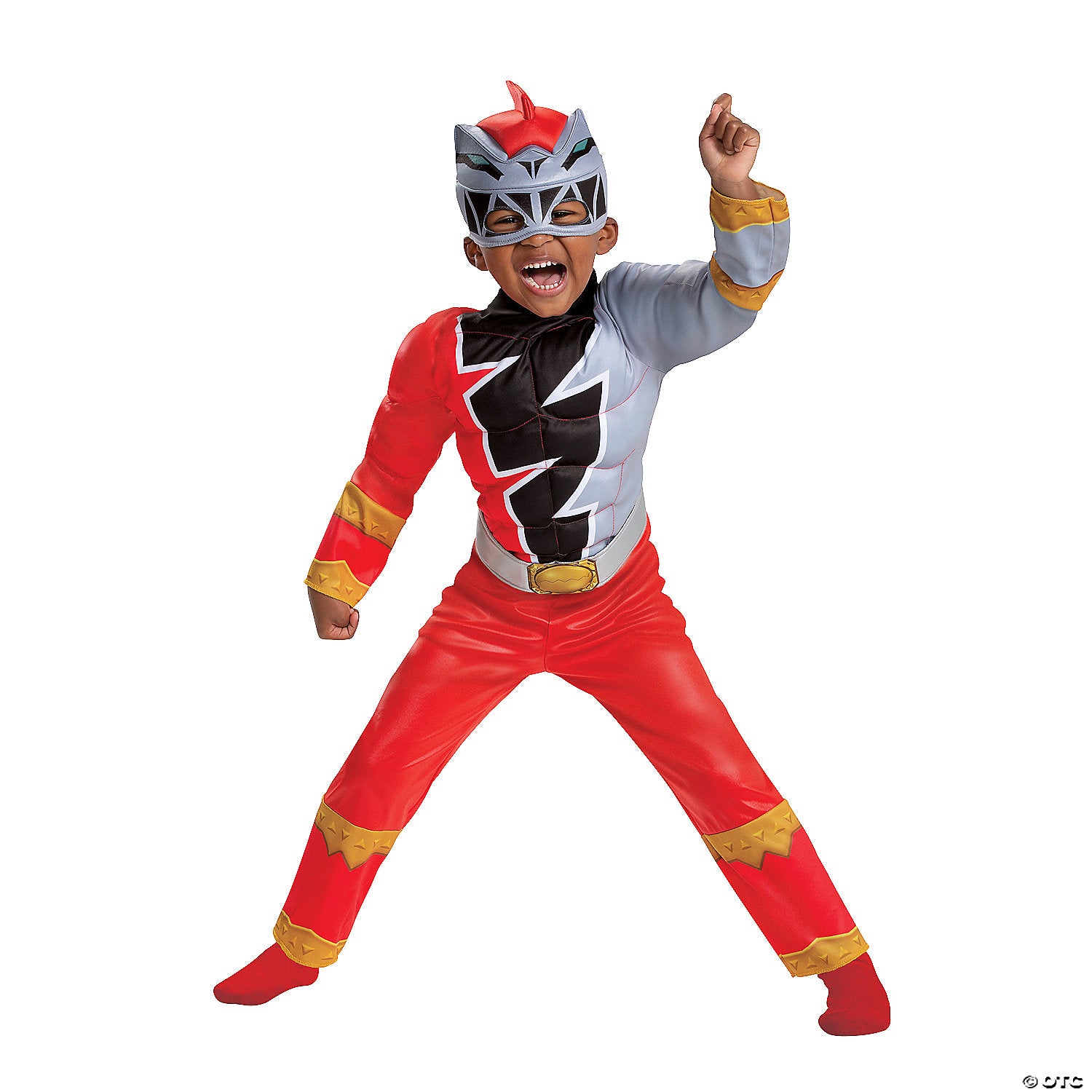 toddler boy s mighty morphin power rangers& 8482  red ranger dino fury costume   2t~dg115919s-a02