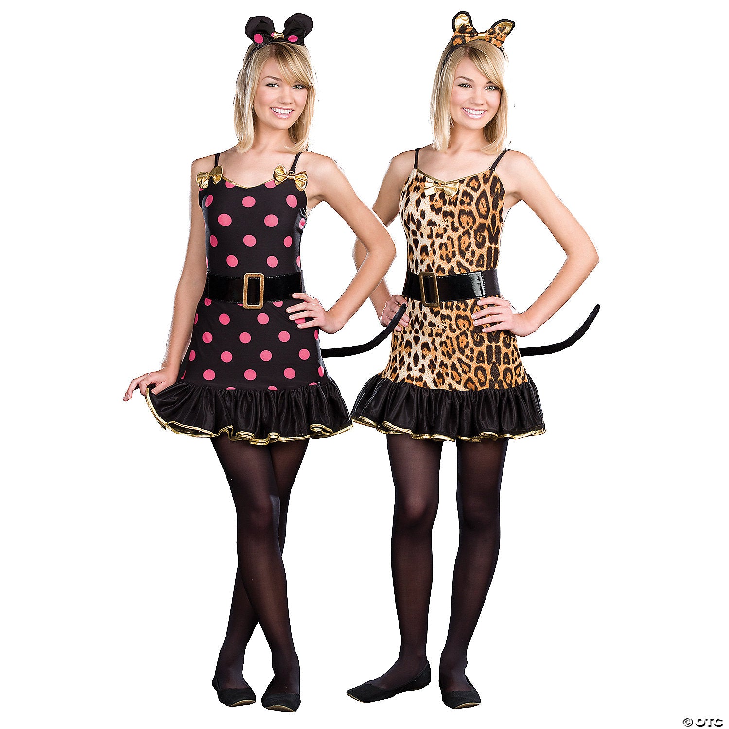 teen girl s cat & mouse reversible costume~rl7743md