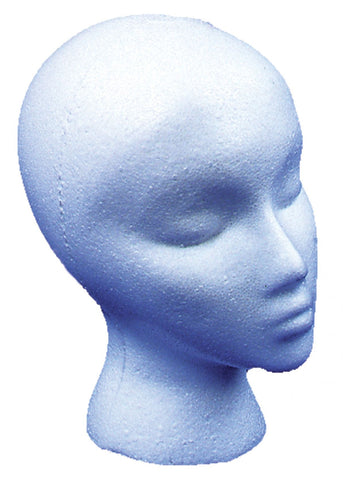 Styrofoam Head Forms Box of 12