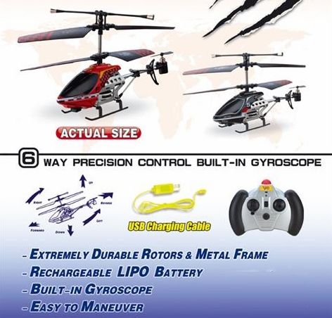 Hot Extreme Micro RC Helicopter AS SEEN ON TV-Highly Durable *Great For All Ages*