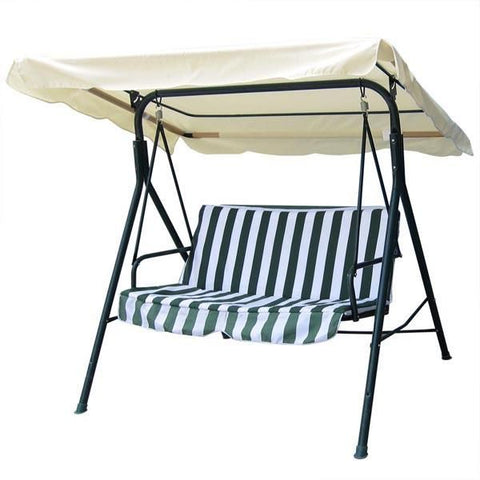 Beige Outdoor Patio Swing Canopy Replacement 6.25 Foot