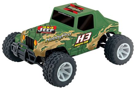 Jeep 4x4 Nitro Remote Control (RC) Truck Comes Ready To Run