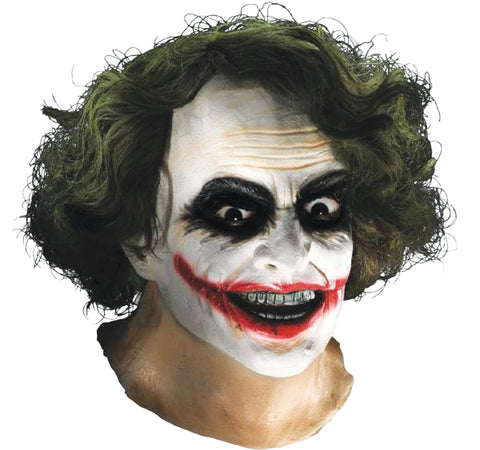 Deluxe Joker Full Latex Mask With Hair - Dark Knight Trilogy Costume