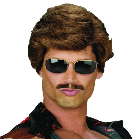 Leading Man Brown Wig Costume