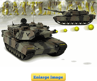 M1A2 Abrams Remote Control (RC) Army Tank W/Real Cannon