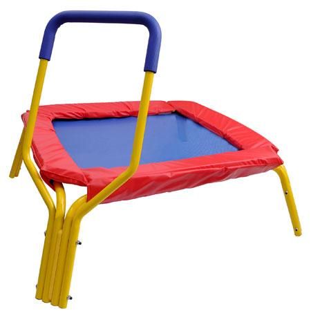 Mini Exercise Kids Trampoline with Handle & Pad