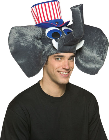 Patriotic Republican Elephant Hat