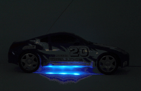 RC Celica Blue Ground Lights 1/24 Scale Car