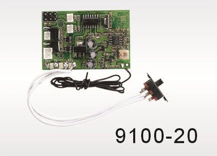 Receiver Controller Circuit Board Set 9100-20 RC Helicopter Replacement Part