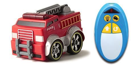 Remote Control (RC) Junior Fire Truck W/Easy To Use Remote Control