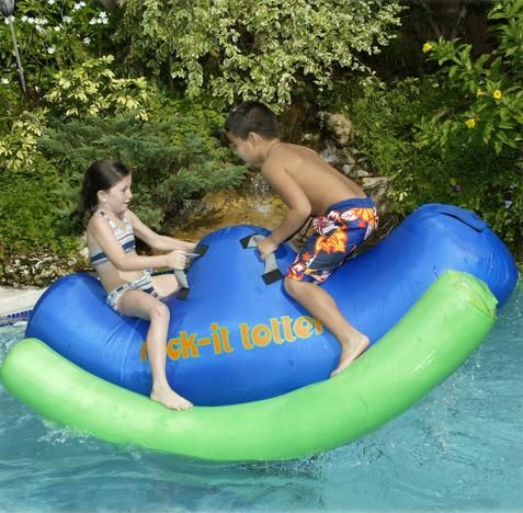 Rock It Totter Inflatable Water Seesaw w/ DuraSkin