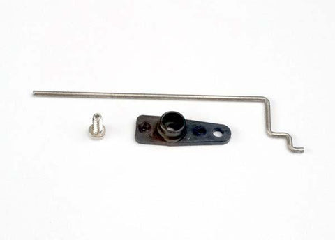 Rod, shift/ servo horn (straight)/ 3x8mm RST screw (1) (E-Maxx)