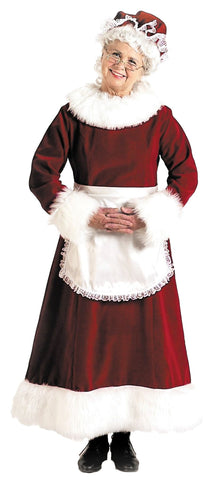 Women’s Mrs. Claus Long Dress Costume - Large