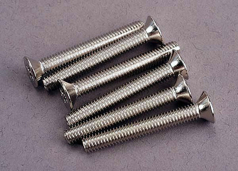 Screws, 4x30mm countersunk machine (6)