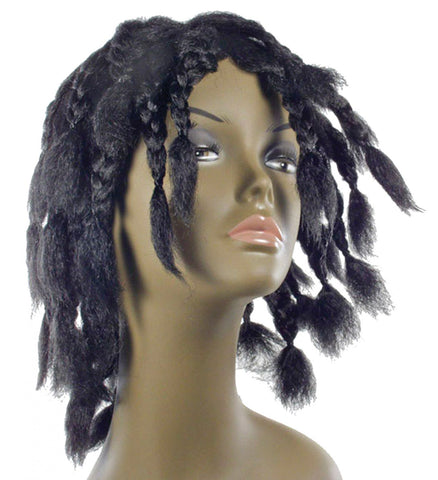 Short Dreadlock Wig Costume