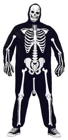 Men's Plus Size Skeleboner Costume