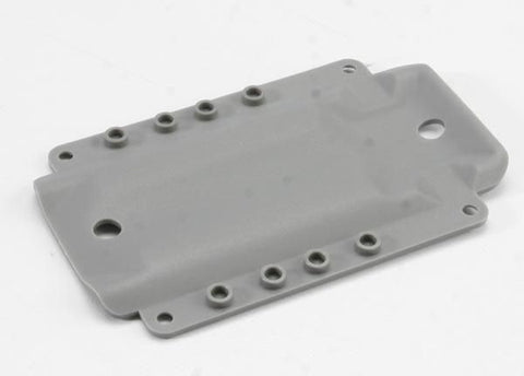 Skidplate, transmission, nylon (grey) (for long wheelbase chassis)