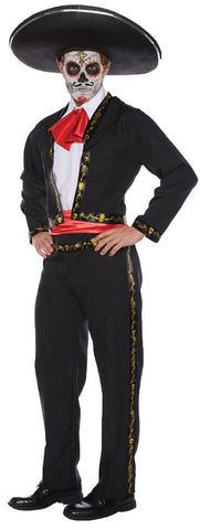 Men's Skull Mariachi Costume