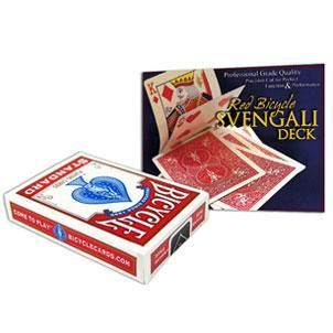 Svengali Deck in Bicycle Red Back (Number Card Force) 12 units MOQ