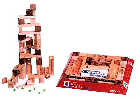 The Original Blocks and Marbles Wooden Maze Toy Made in USA