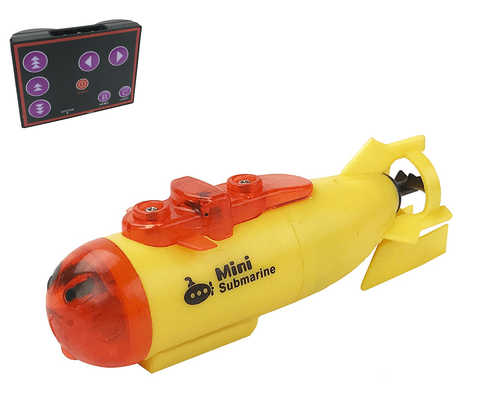 Remote Control Yellow Submarine W/Lights & Diving Functions