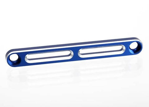 Tie bar, front, aluminum (blue-anodized)