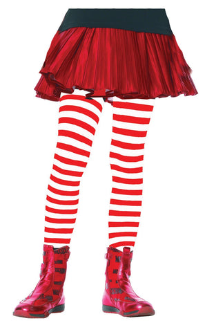 Child Striped Tights Costume