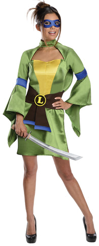 Women's Kimono Leonardo Costume - Ninja Turtles Costume