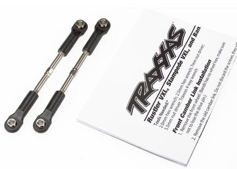 Turnbuckles, toe link, 55mm (75mm center to center) (2) (assembled with rod ends and hollow balls)