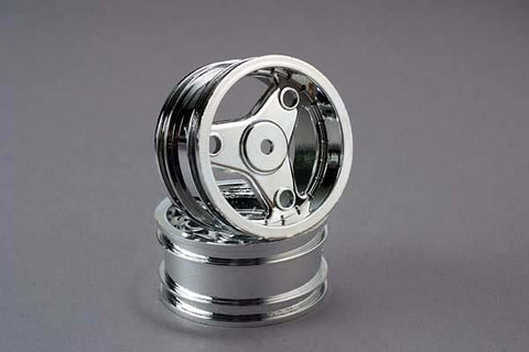 Wheels, chrome, three-spoke (2)