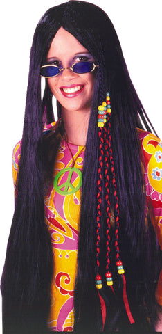 33-inch Braided Hippie Wig Costume