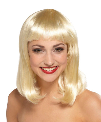 Women's Blonde Page Boy Wig