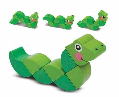 Wiggling Worm Grasping Baby Toy